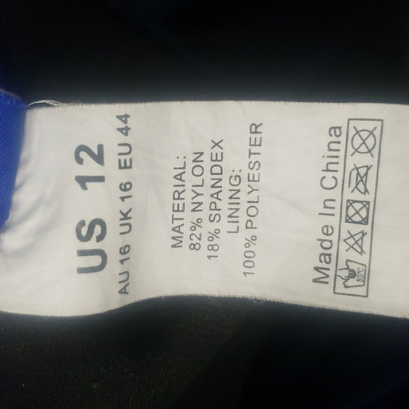 Hilor Slimming Navy High Cut One Piece Swimsuit Size 12 - Picture 10 of 10